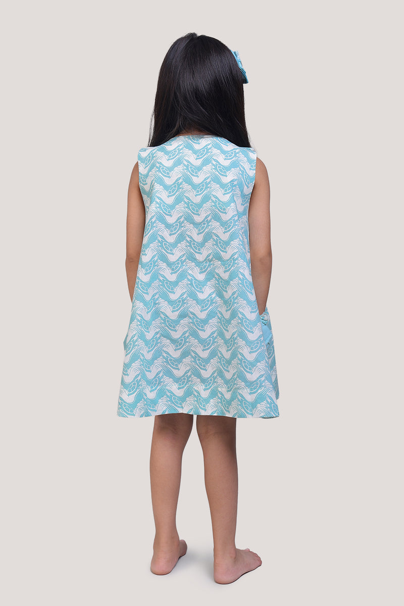 The Talkative Turtle - Peek-a-boo Frock
