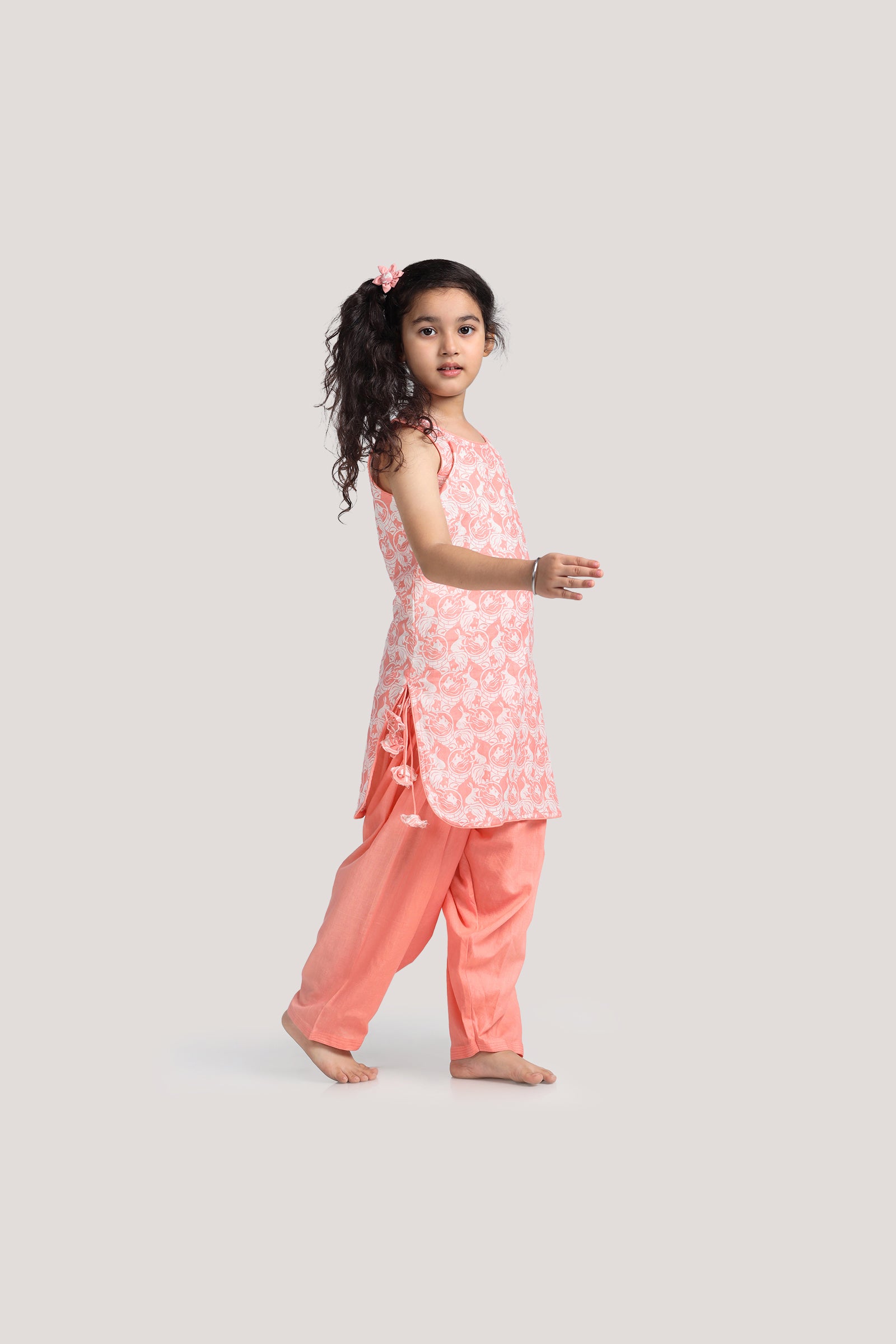 The Foolish Lion & The Clever Rabbit - Patiala Suit Set
