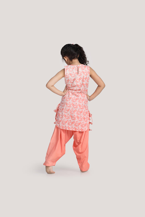 The Foolish Lion & The Clever Rabbit - Patiala Suit Set