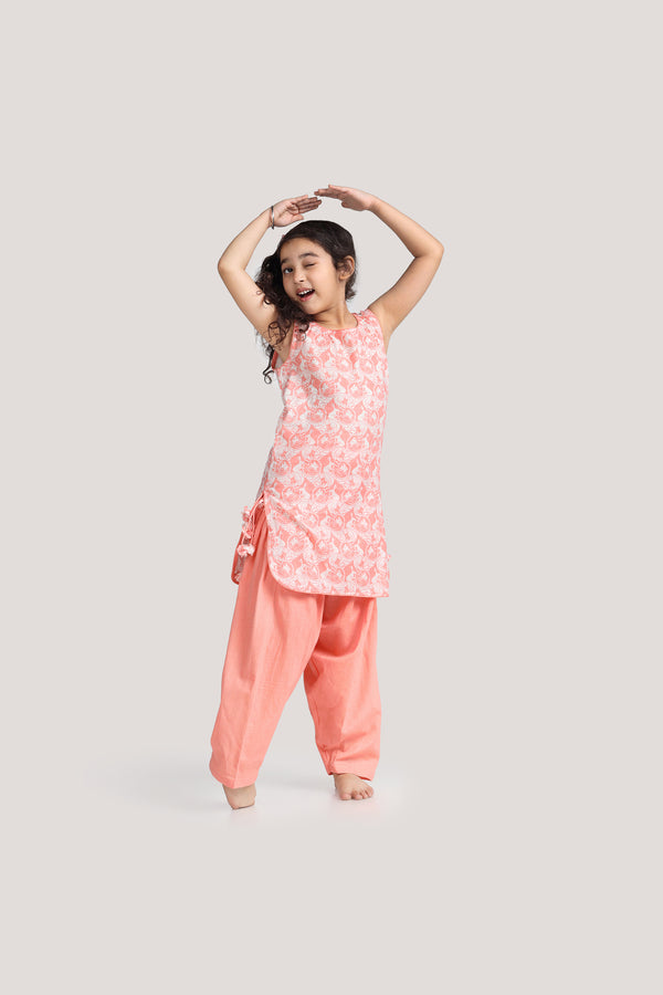 The Foolish Lion & The Clever Rabbit - Patiala Suit Set