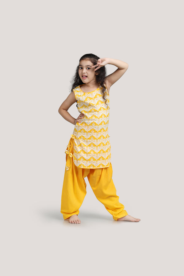 Two Silly Goats - Patiala Suit Set