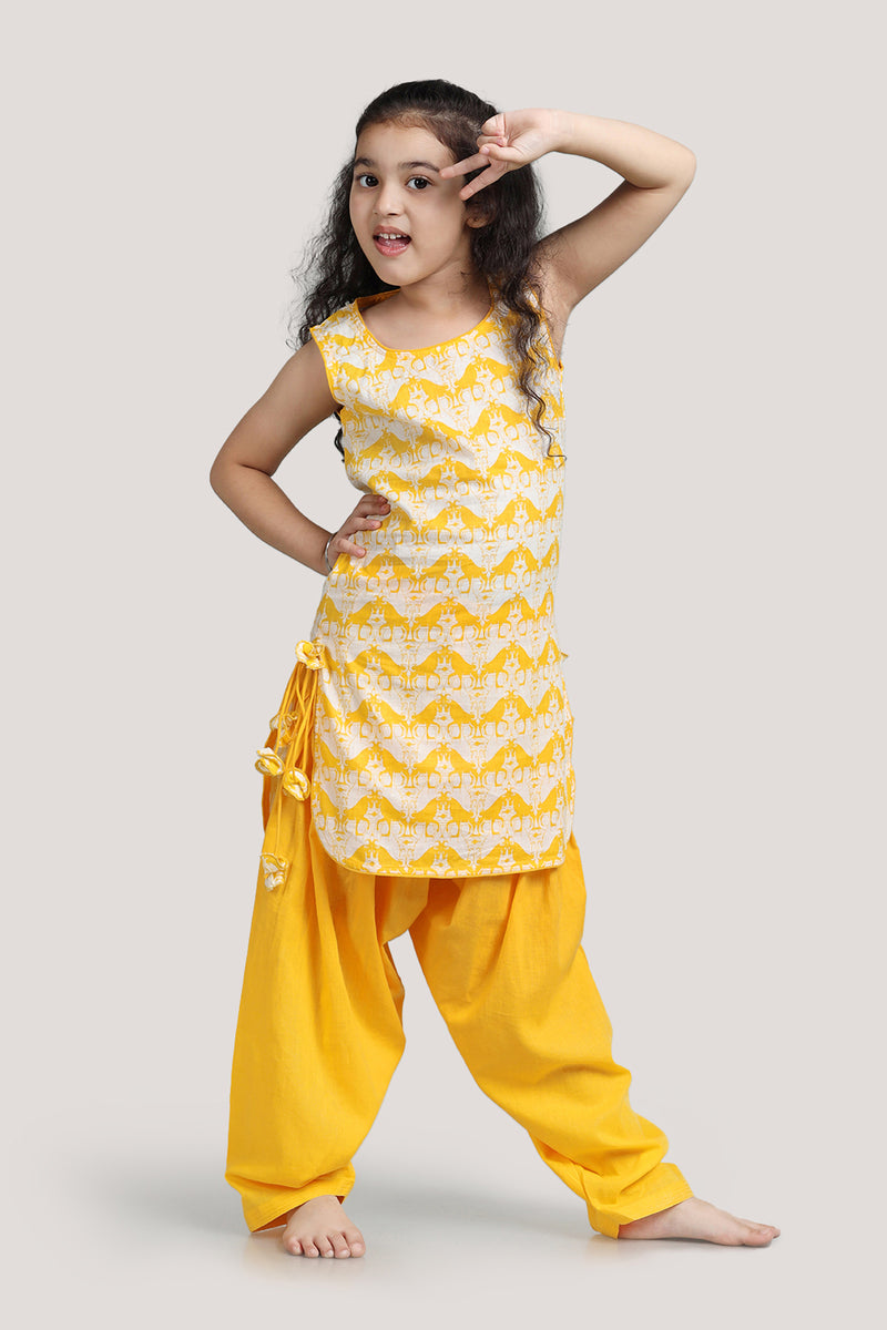 Two Silly Goats - Patiala Suit Set