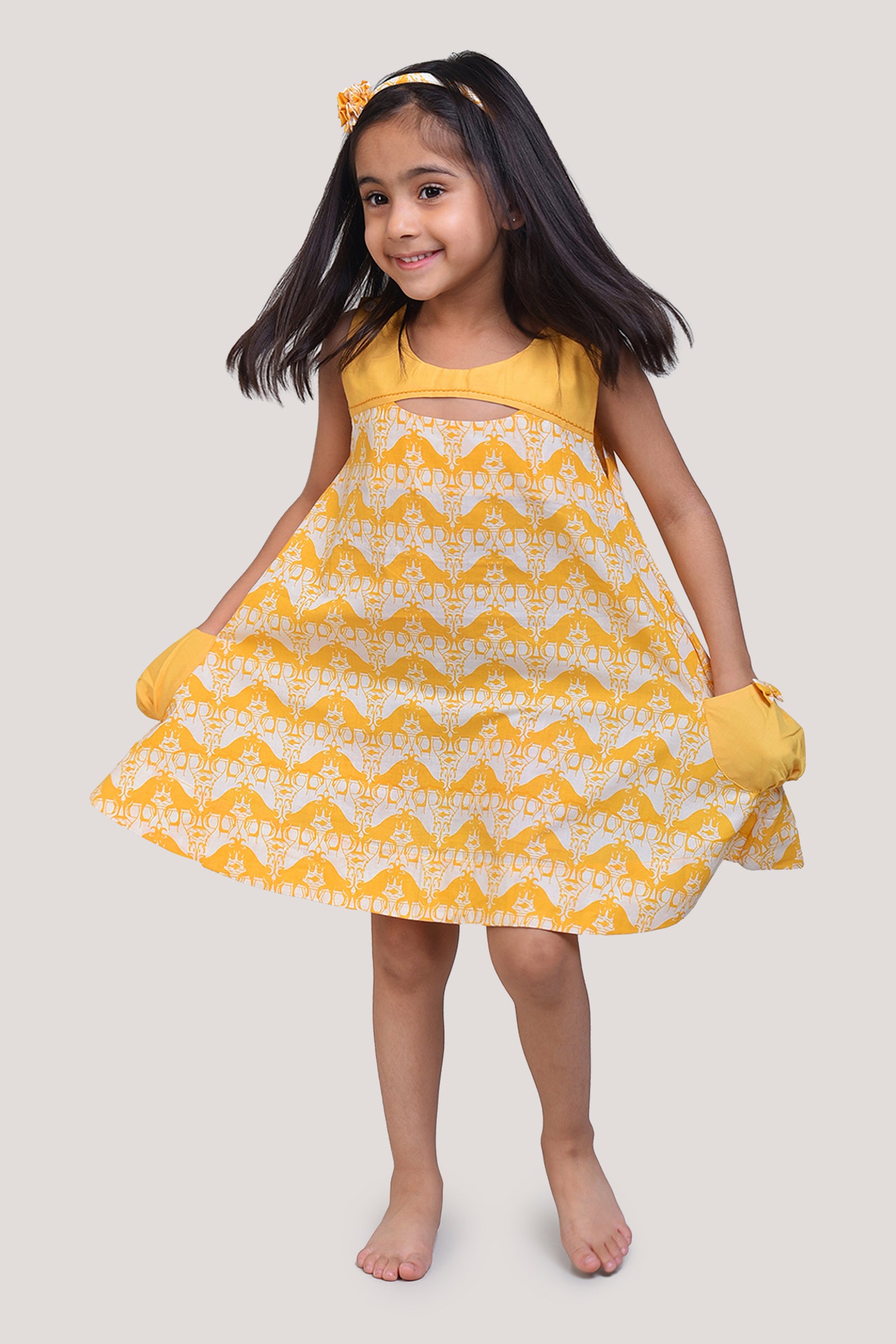 Two Silly Goats - Peek-a-boo Frock