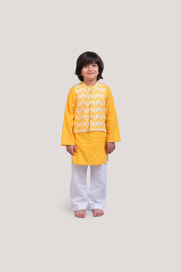 Two Silly Goats - Nehru Jacket Kurta Set