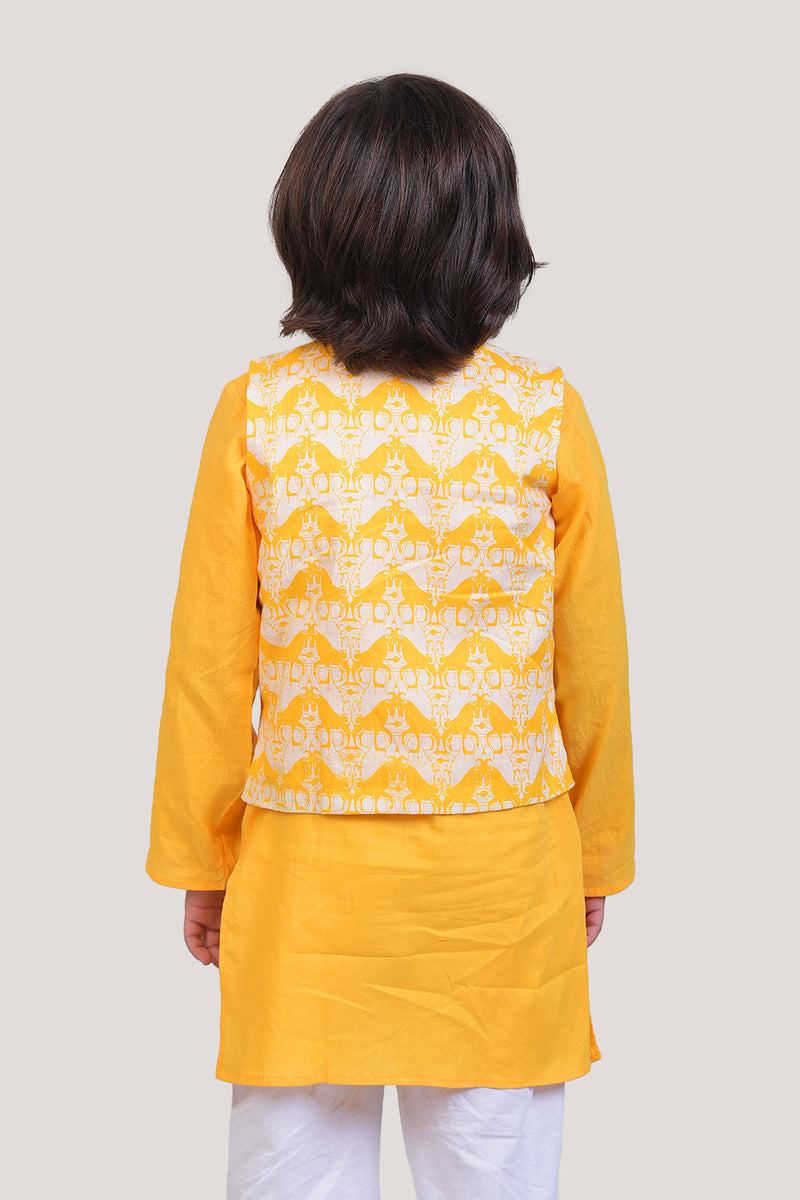 Two Silly Goats - Nehru Jacket Kurta Set