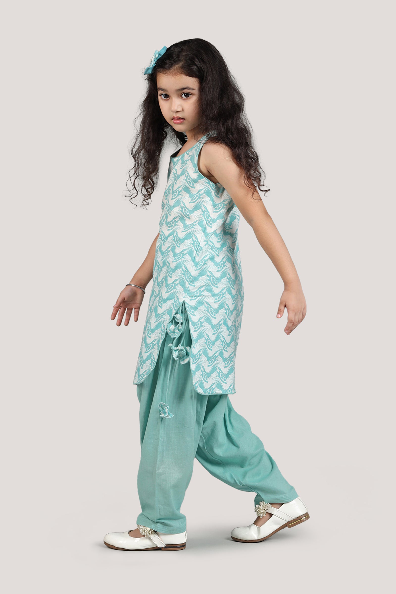 The Talkative Turtle - Patiala Suit Set