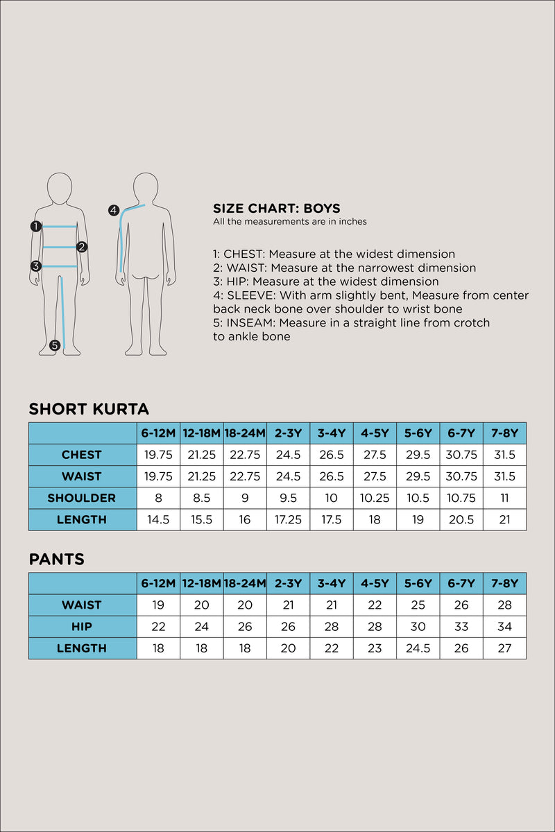 The Fox & The Crane- Short Kurta with Linen Pants