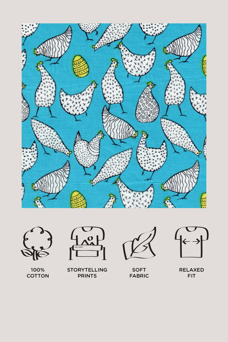 Hen That Laid The Golden Eggs - Crop Top Set