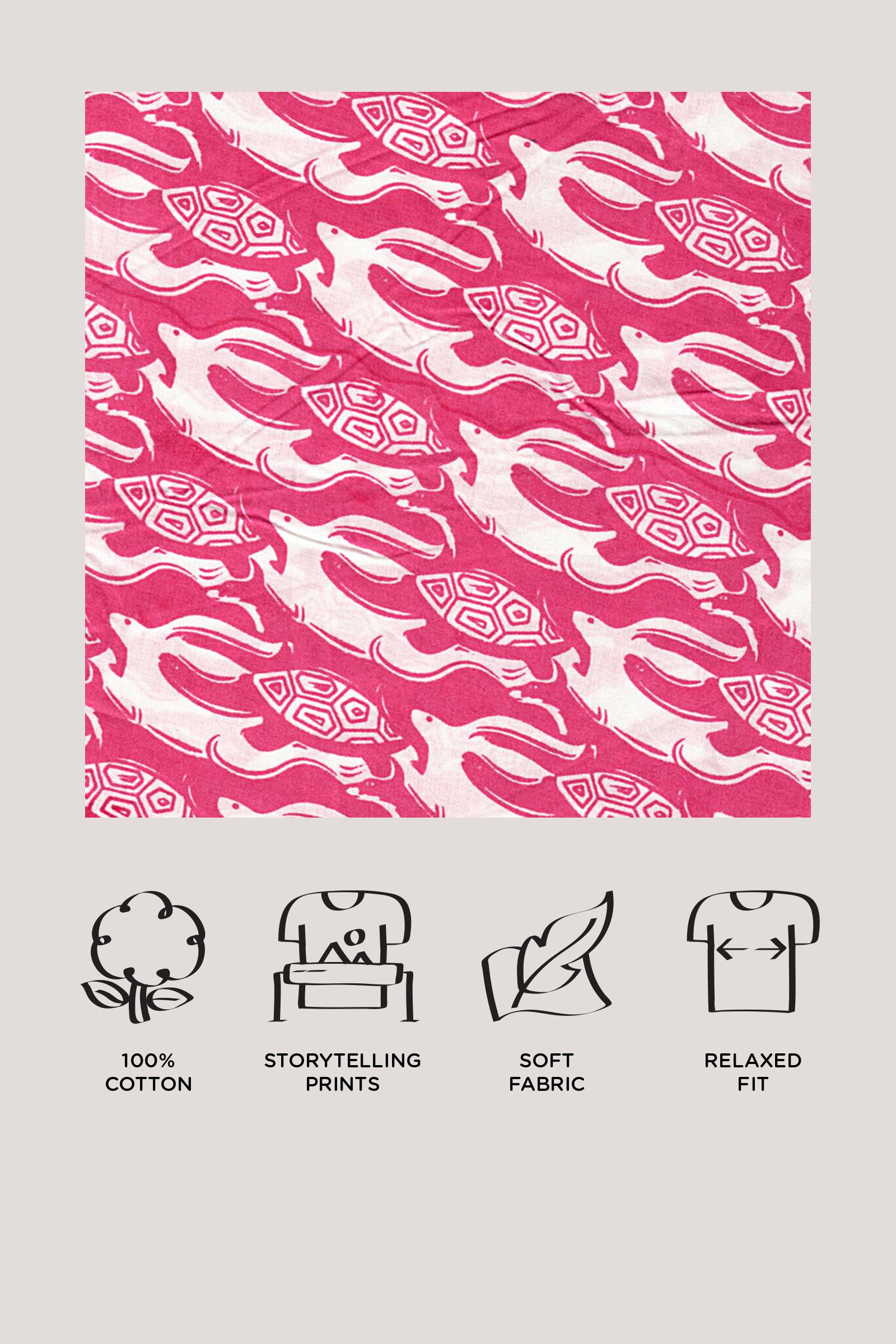 The Hare & The Tortoise - Crop Top Set