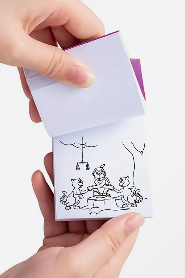 Two Foolish Cats and The Clever Monkey Flipbook